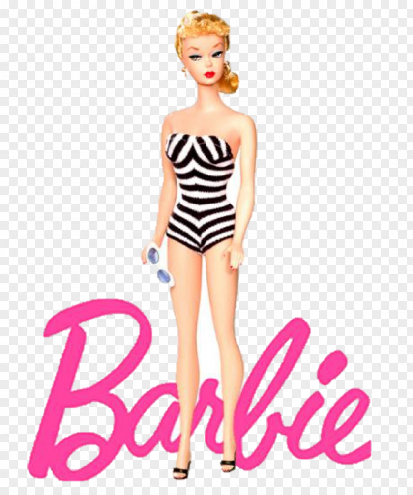 Barbie 1950s American International Toy Fair Doll PNG