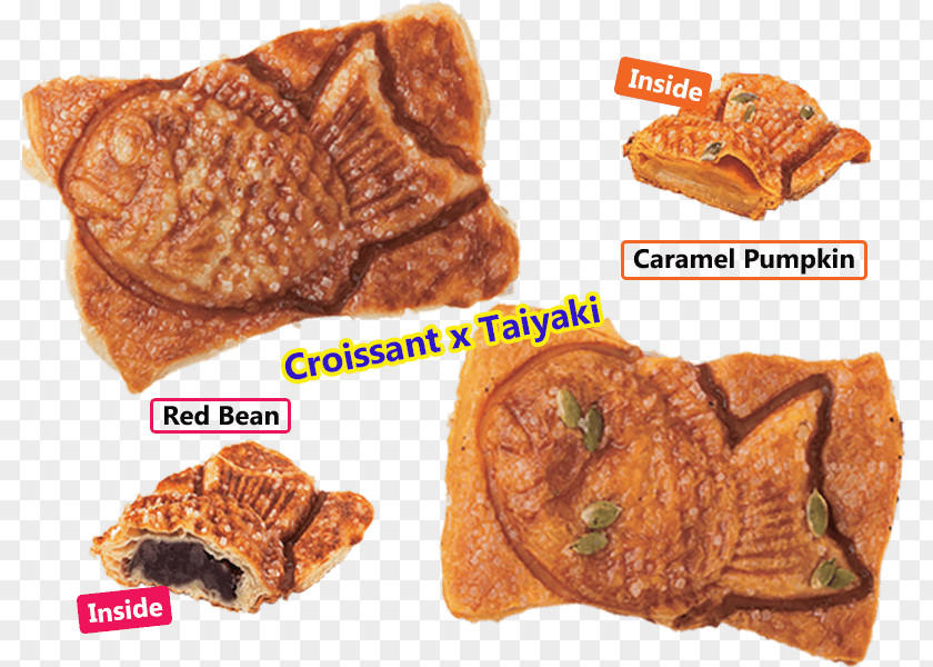 Croissant Taiyaki Cuban Pastry Puff Food PNG