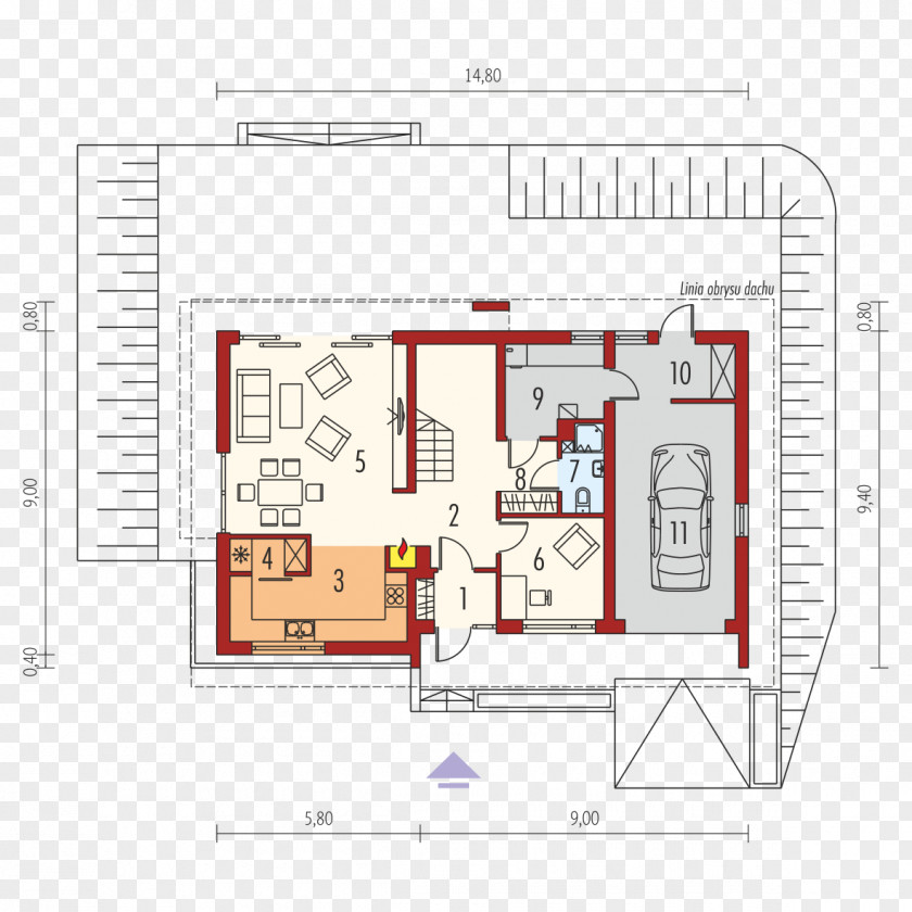 Design Floor Plan House Facade PNG