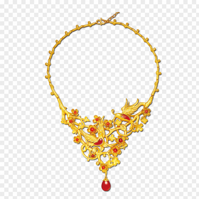 Gold Necklace Jewellery Fashion Accessory PNG