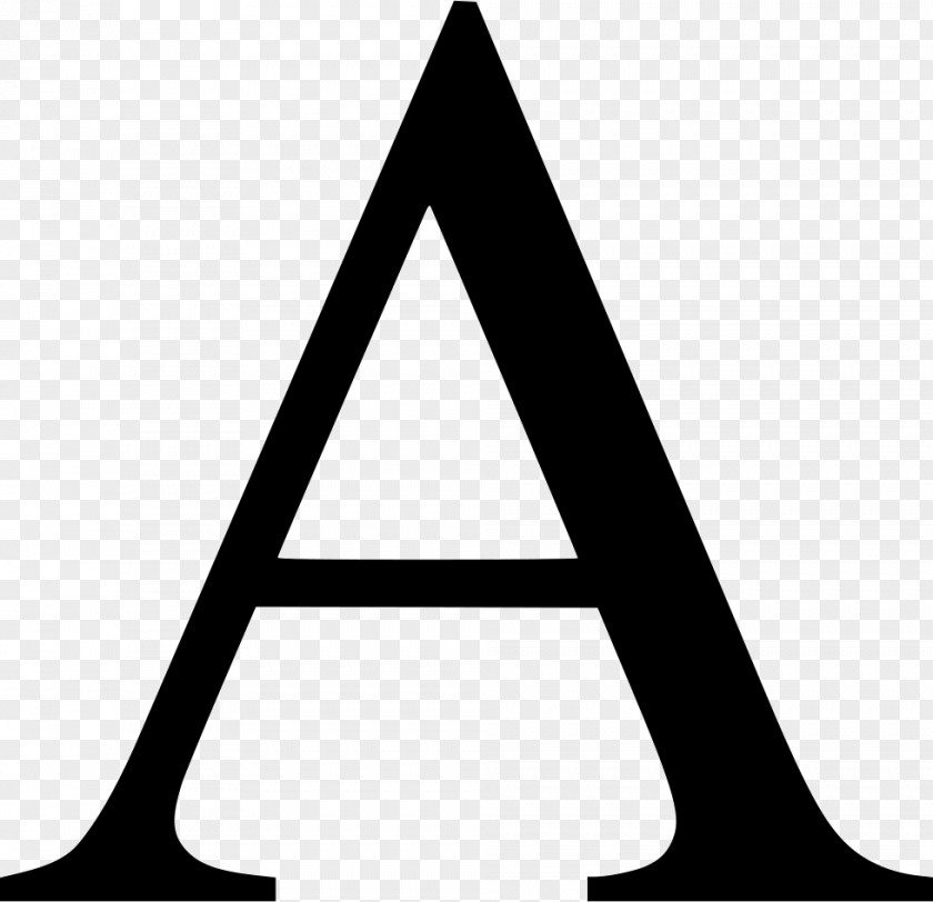 Lettre A Letter Logo Font PNG