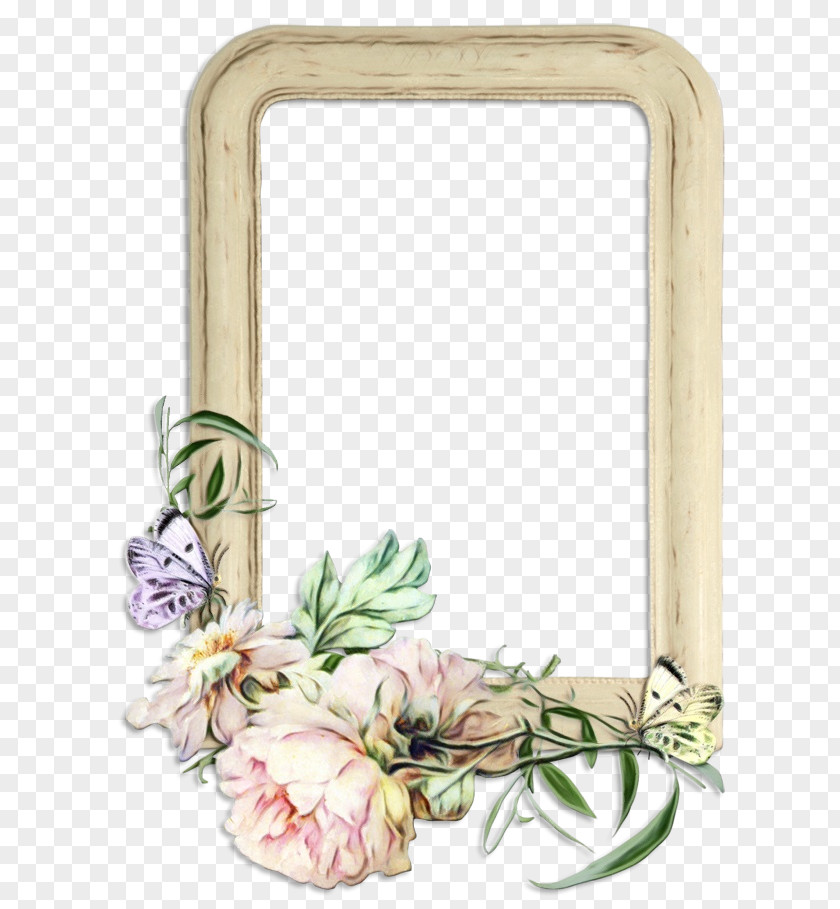 Rectangle Plant Flower Background Frame PNG