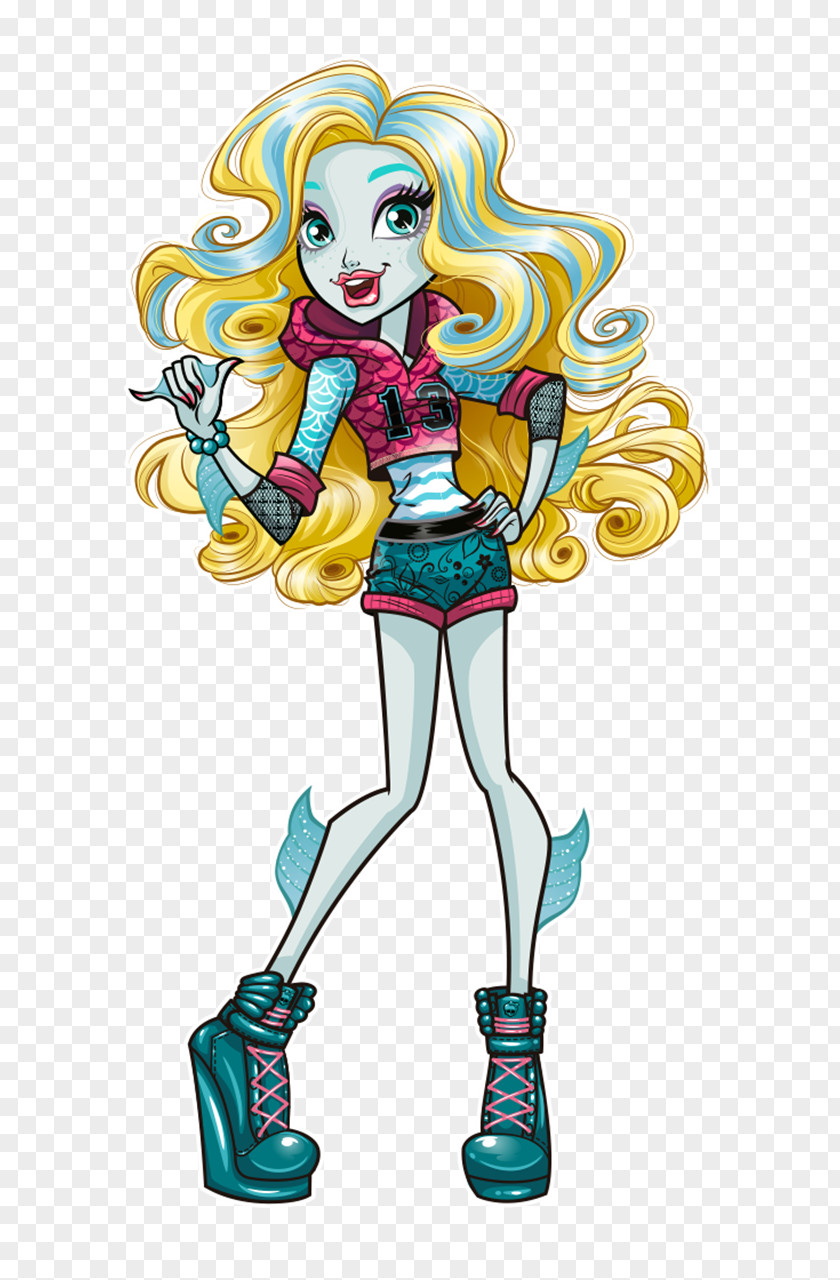 Doll Frankie Stein Lagoona Blue Monster High PNG