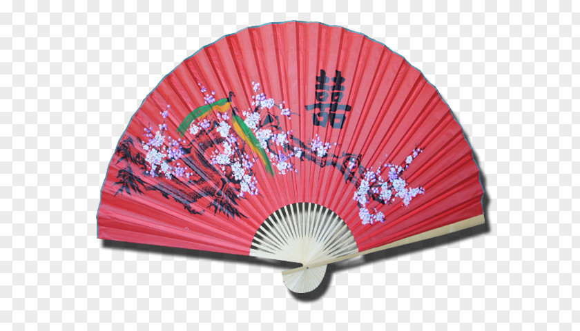 Folding Fan Hand Paper Bird Chinese Wall PNG