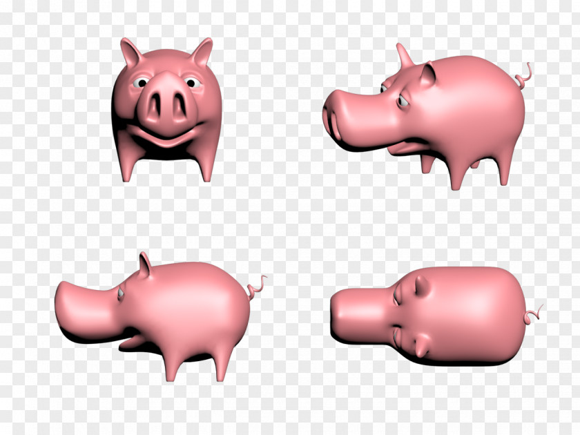 Pig Piggy Bank Product Design Mouth PNG