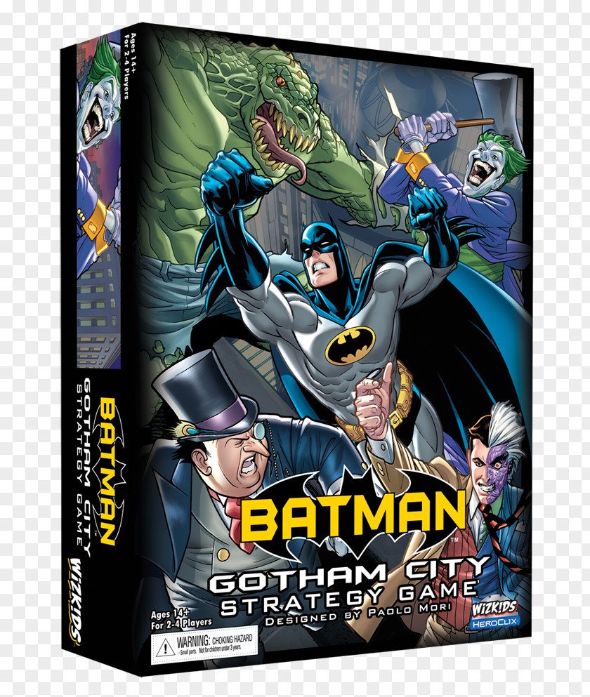 Batman HeroClix Batman: Arkham City Joker Penguin PNG