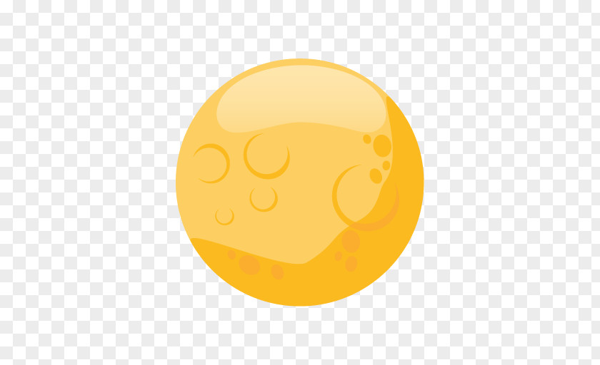 Cartoon Moon Yellow Clip Art PNG