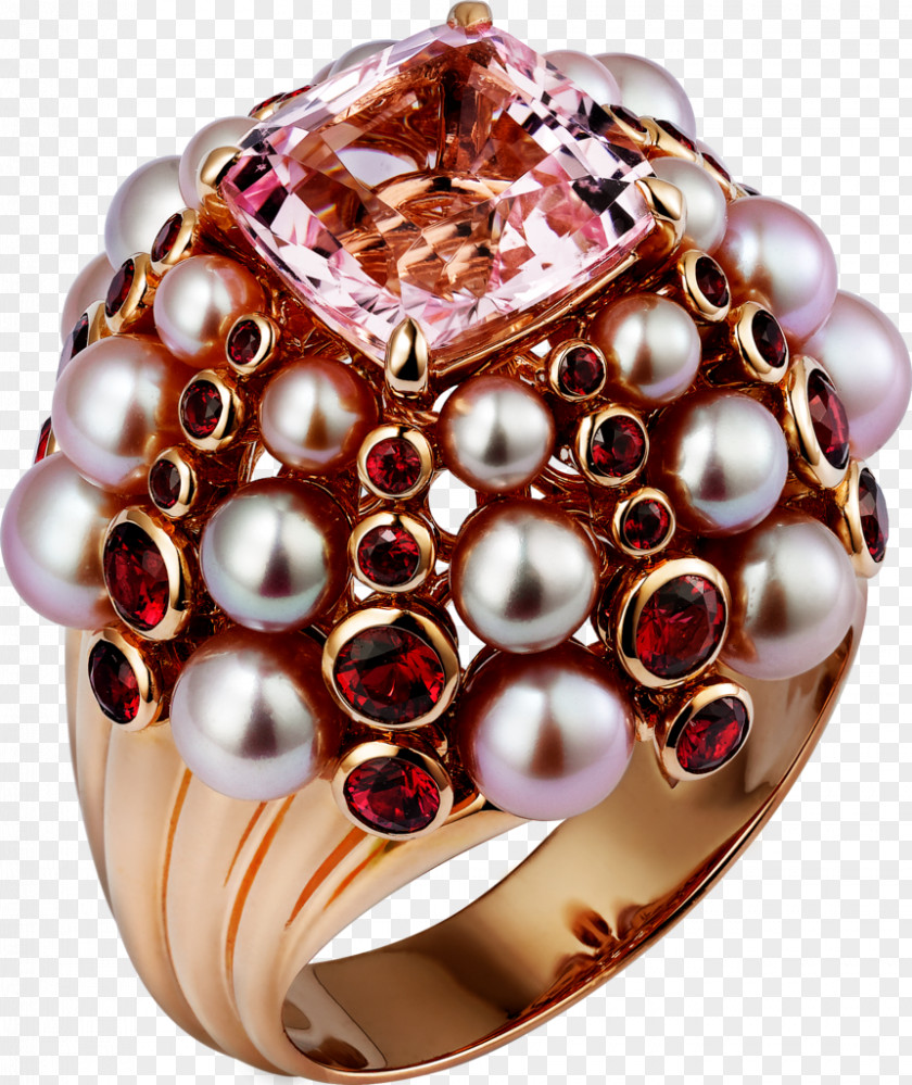 Cultured Freshwater Pearls Pearl Cartier Paris Ring Jewellery PNG