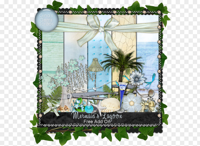 Mermaid Lagoon Window Picture Frames PNG