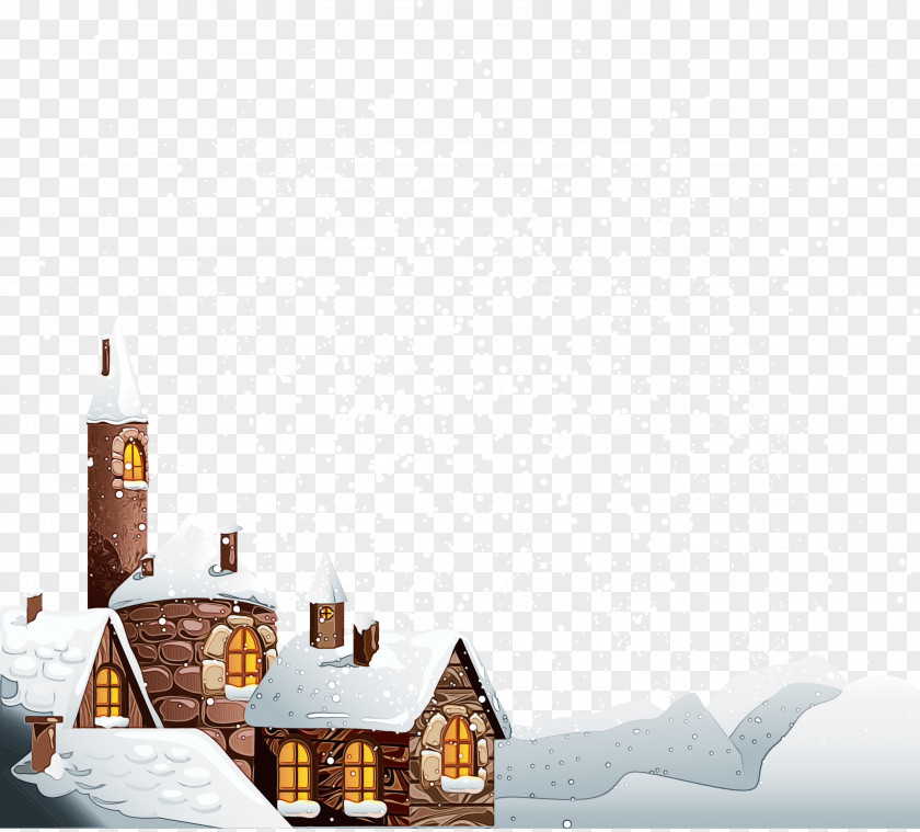 Room Architecture Steeple House Winter PNG