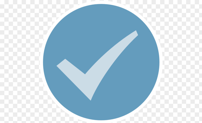 Blue Check Mark Service Workflowy English PNG