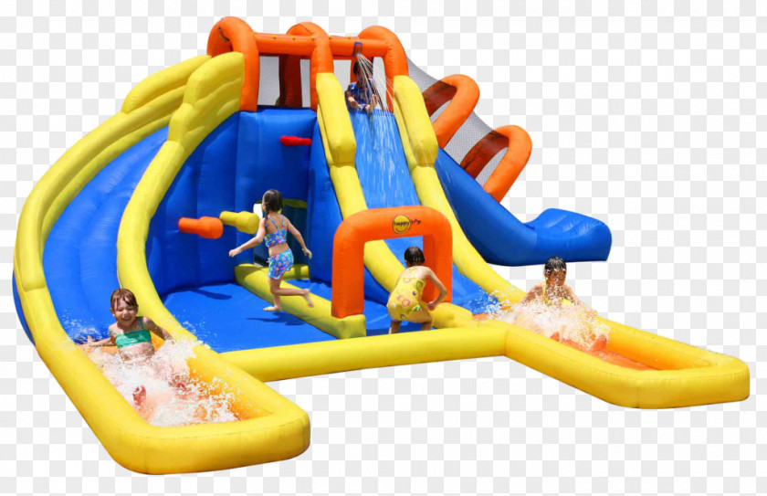 Castle Inflatable Bouncers Water Slide Playground Swimming Pool PNG