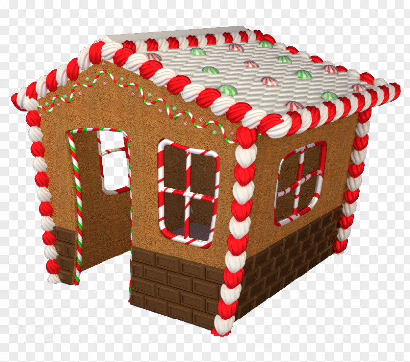Gingerbread House Day Christmas Ornament PNG