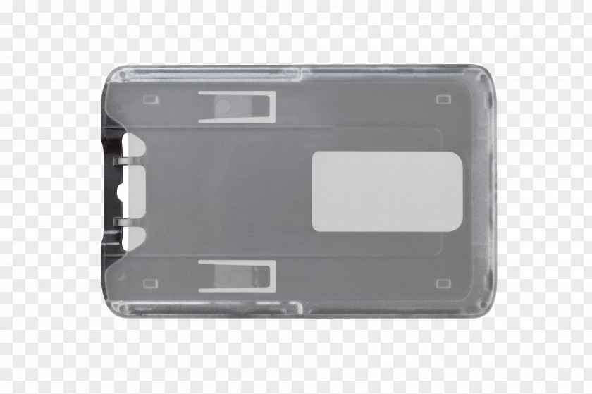 Grey Identity Card Plastic Badge Credit Metal Document PNG