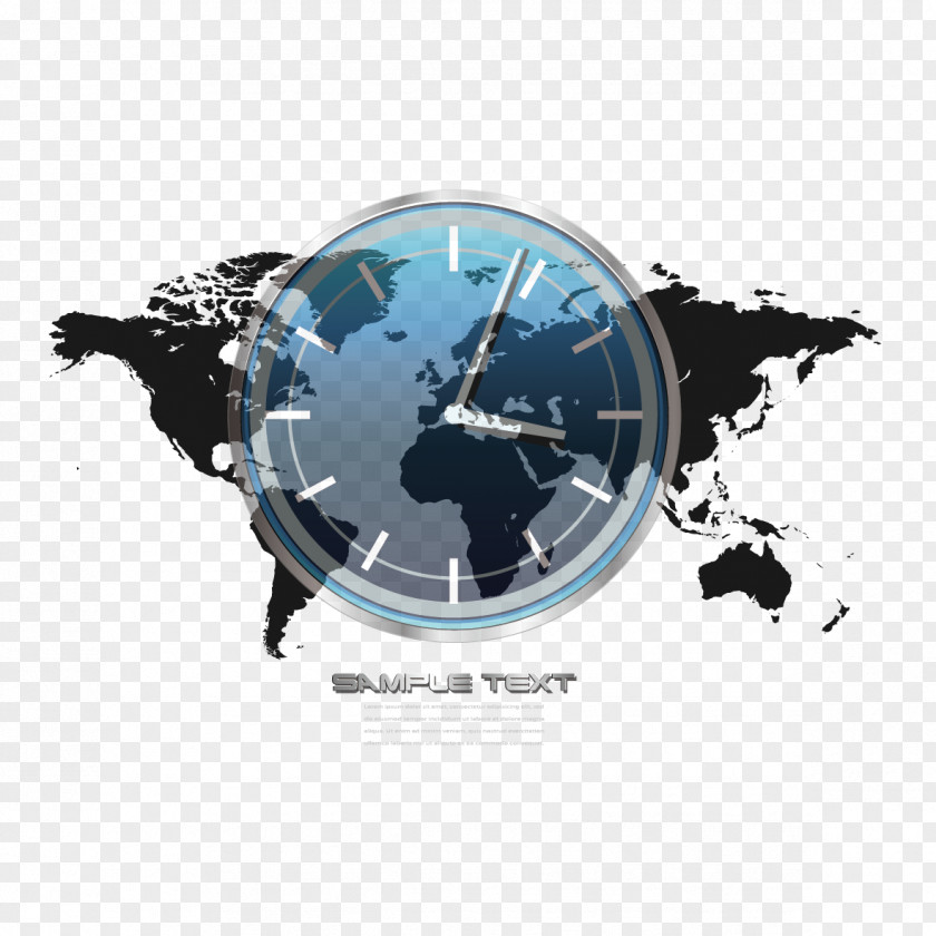 Vector Map And Table Globe World PNG