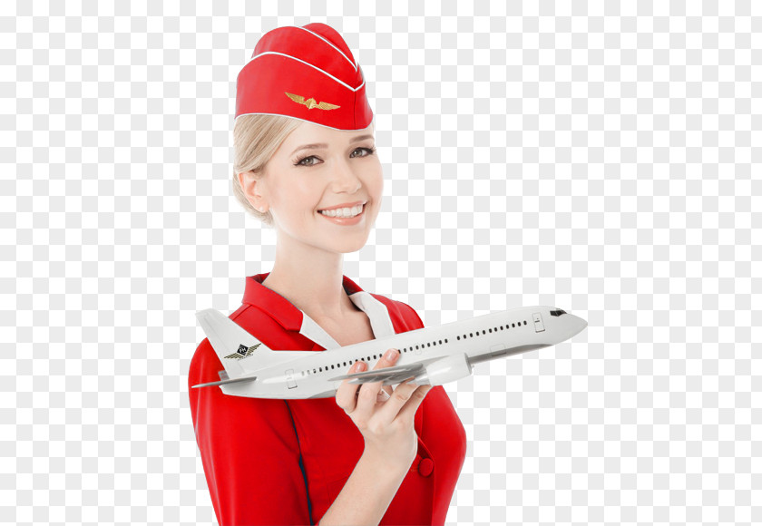 Dynamic Flying Flight Attendant Airline Luftfahrtpersonal Travel PNG