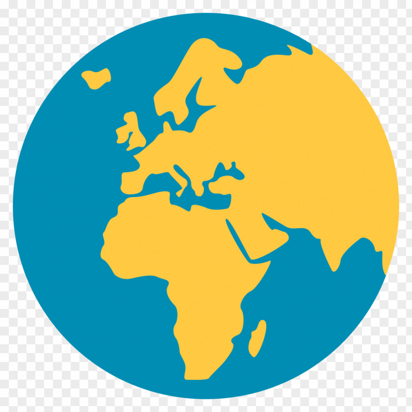 Earth Europe Emoji Globe World Sticker PNG