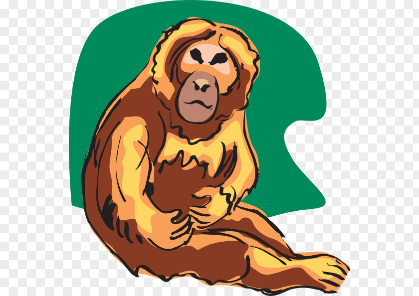 Monkey Common Chimpanzee Ape Clip Art PNG
