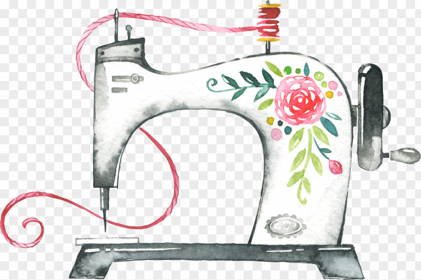 Sewing Paper Machines Clip Art PNG