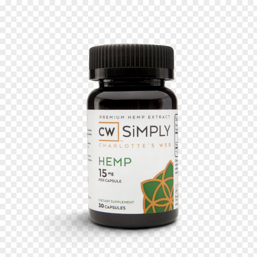 Cannabis Charlotte's Web Cannabidiol Hemp Oil Capsule PNG