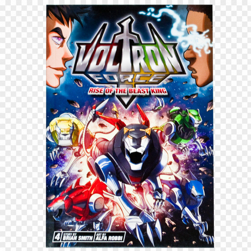 Collectibles Poster Title Voltron Force, Vol. 4: Rise Of The Beast King Comic Book Cartoon Image PNG