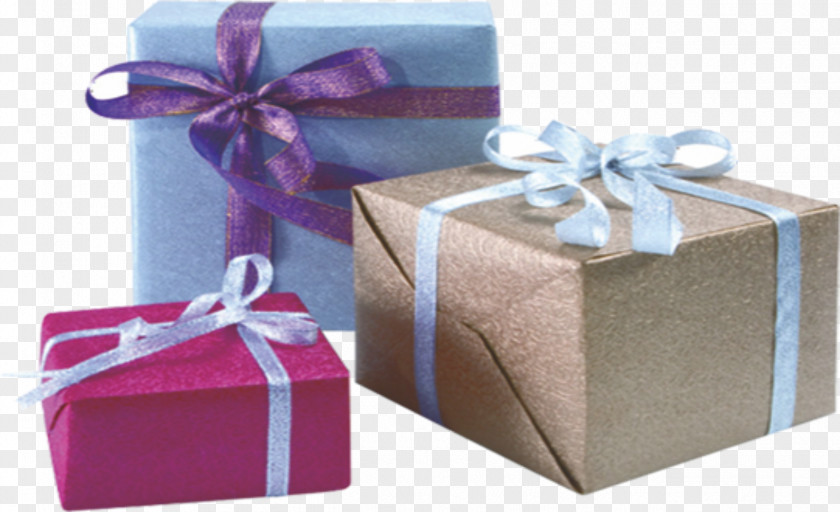 Gift Box Purple Poster PNG