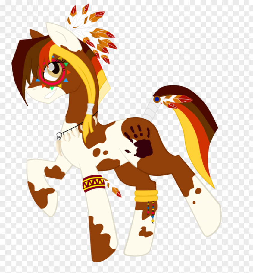 Indian Pony Clip Art Horse Illustration Character Fiction PNG