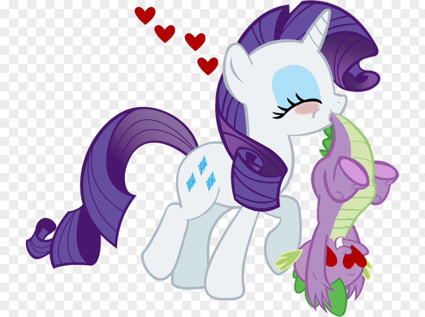 Kiss Fluttershy Rarity Spike Pony Twilight Sparkle Rainbow Dash PNG