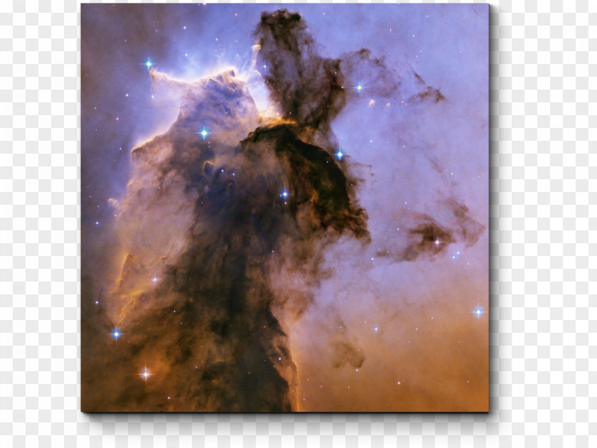 Star Pillars Of Creation Eagle Nebula Hubble Space Telescope Carina PNG