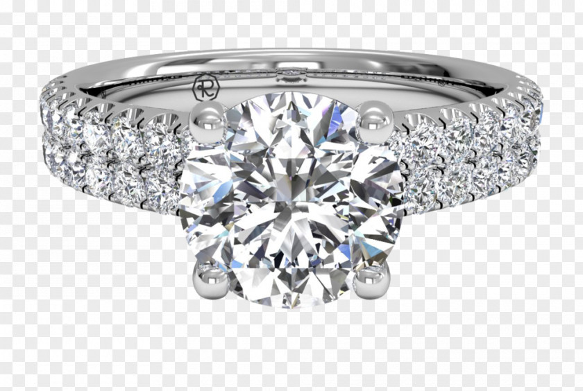 Wedding Ring Engagement Diamond Princess Cut PNG