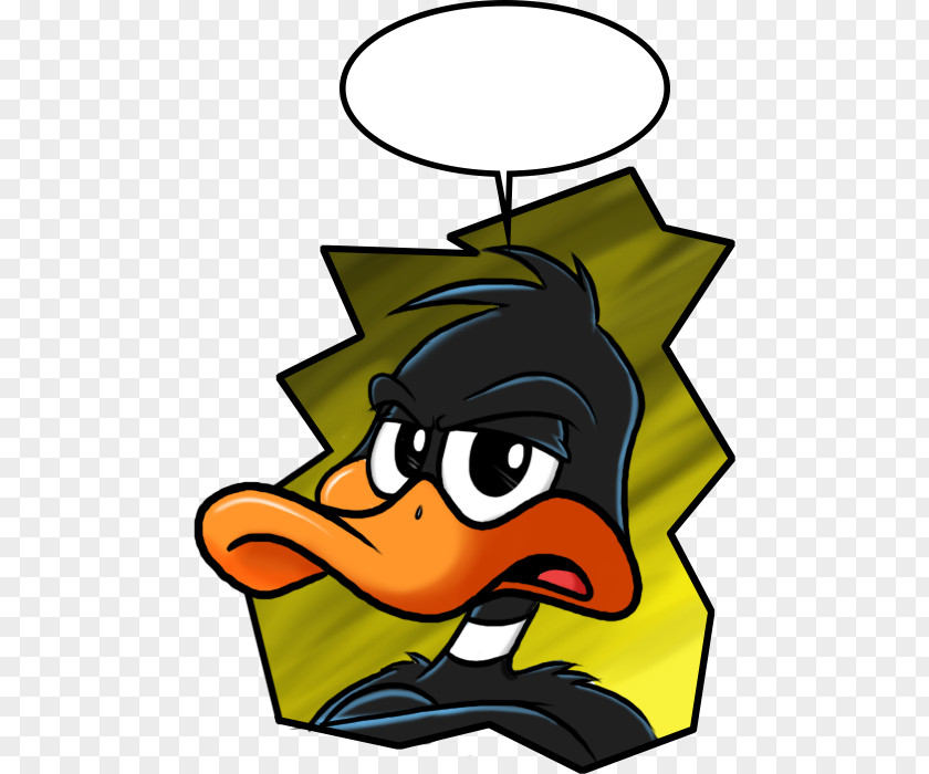 Daffy Duck Character Cartoon Beak Clip Art PNG