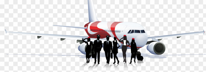 Flight Crew Airplane Narrow-body Aircraft Air Transportation Travel PNG