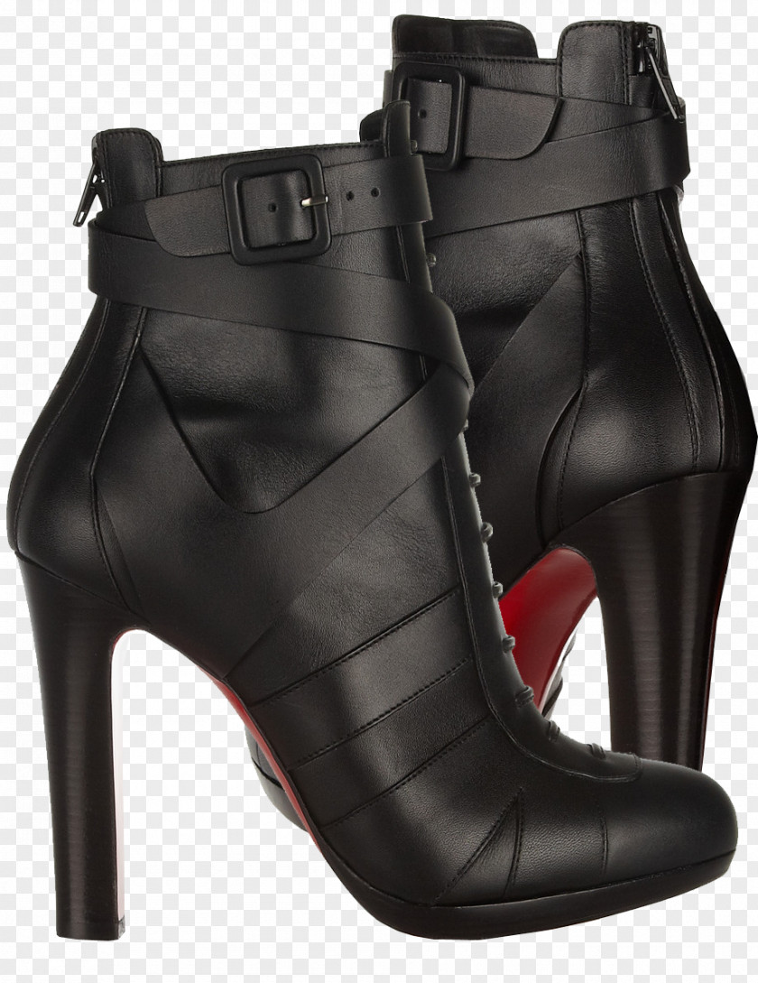 Louboutin Image Fashion Boot Shoe High-heeled Footwear Leather PNG