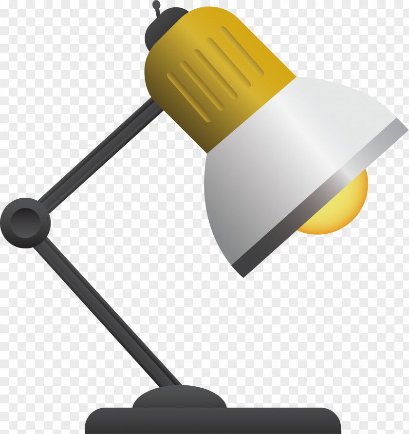Table Lamp Vector Element Cartoon Lampe De Bureau PNG