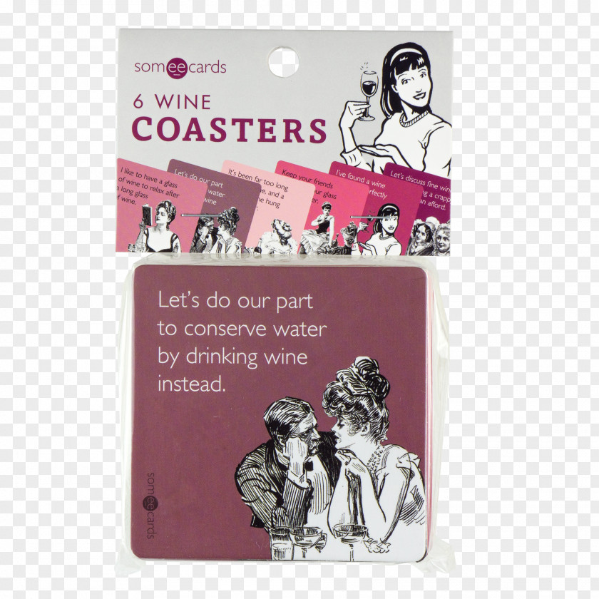 Wine Coasters Label Alcoholic Beverages Themed Someecards PNG