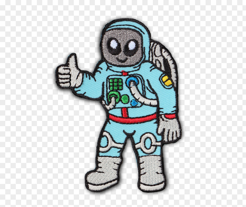 Astronaut Iron-on Embroidered Patch Space Suit PNG