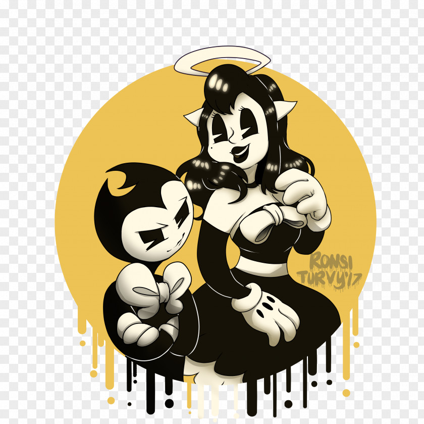 Lazy Day Bendy And The Ink Machine Drawing Sonic Hedgehog Video Game PNG