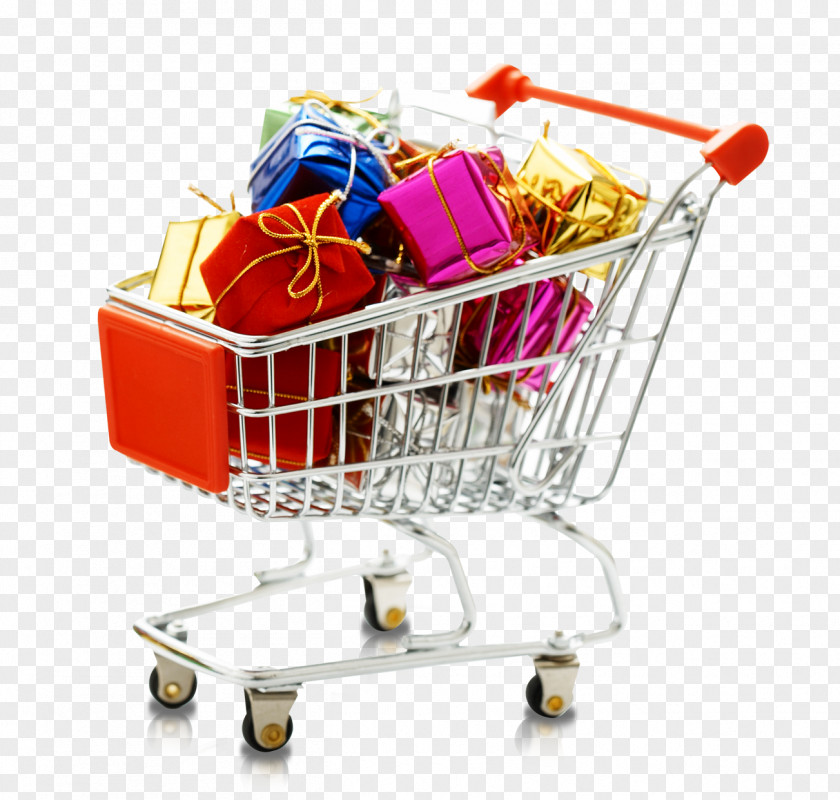 Supermarket Shopping Cart Centre Gift PNG