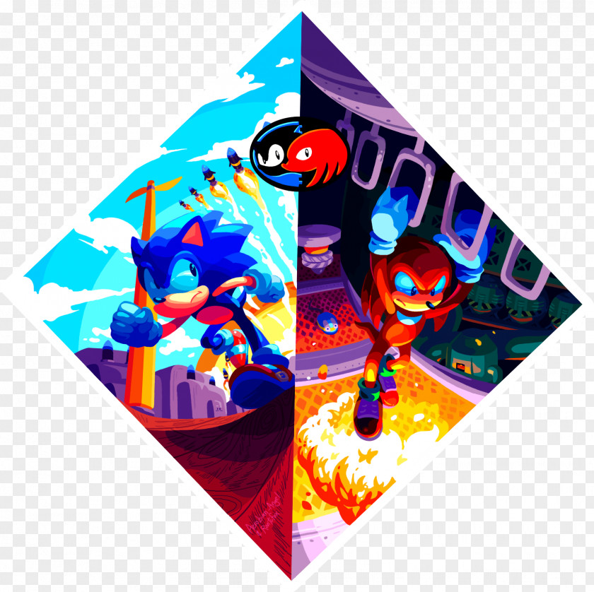 Artillery Sonic & Knuckles The Hedgehog 3 Fan Art PNG