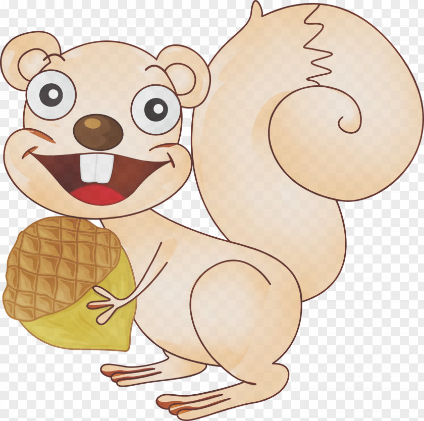 Cartoon Squirrel Mouse Animal Figure Pest PNG
