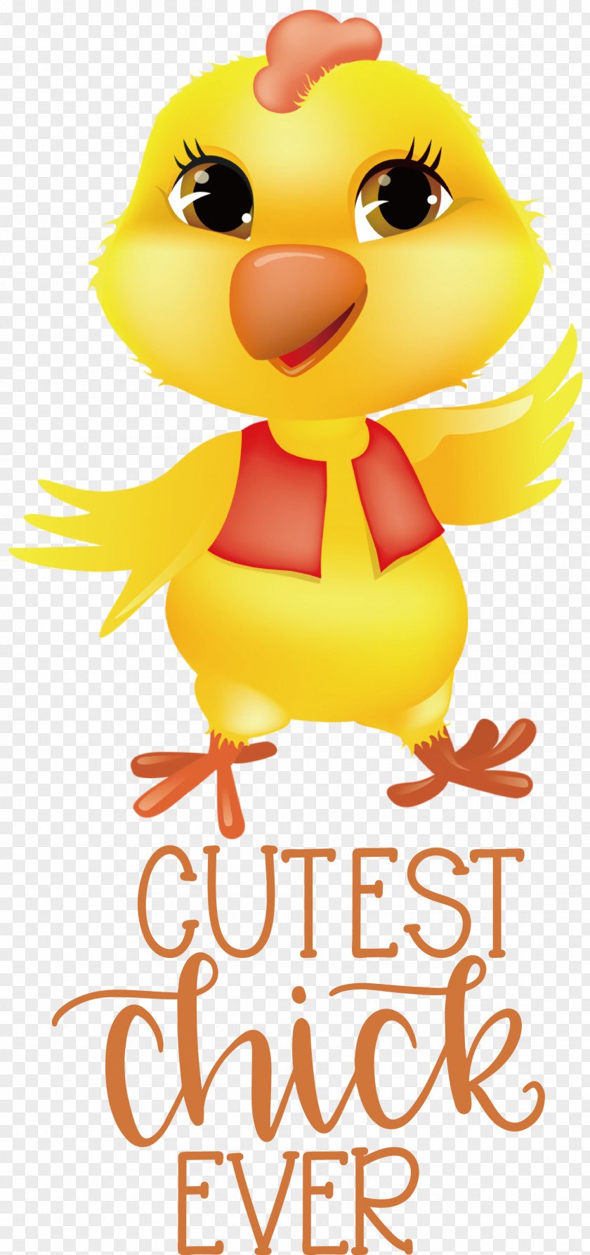 Happy Easter Cutest Chick Ever PNG