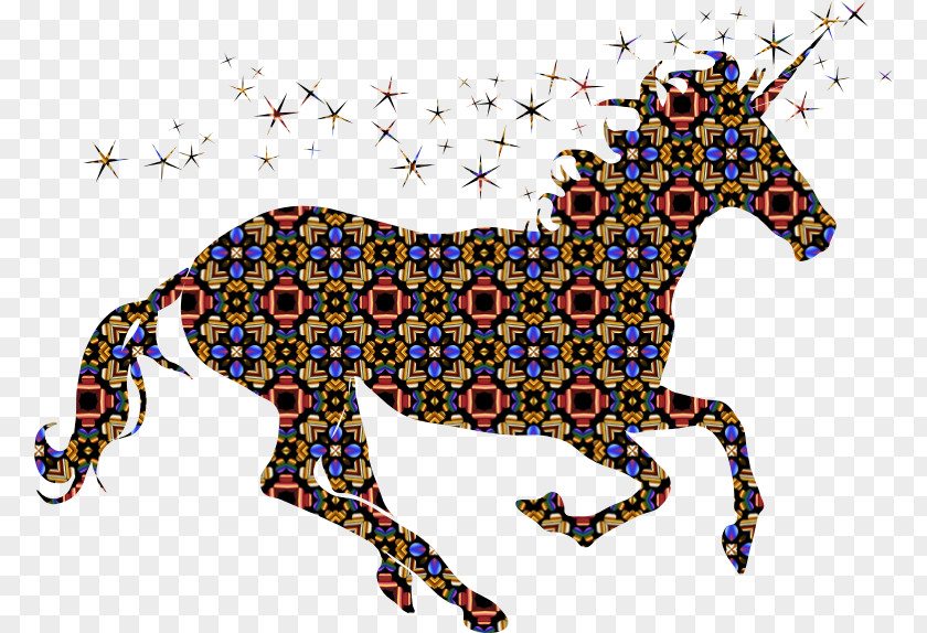 Horse Unicorn Silhouette Clip Art PNG