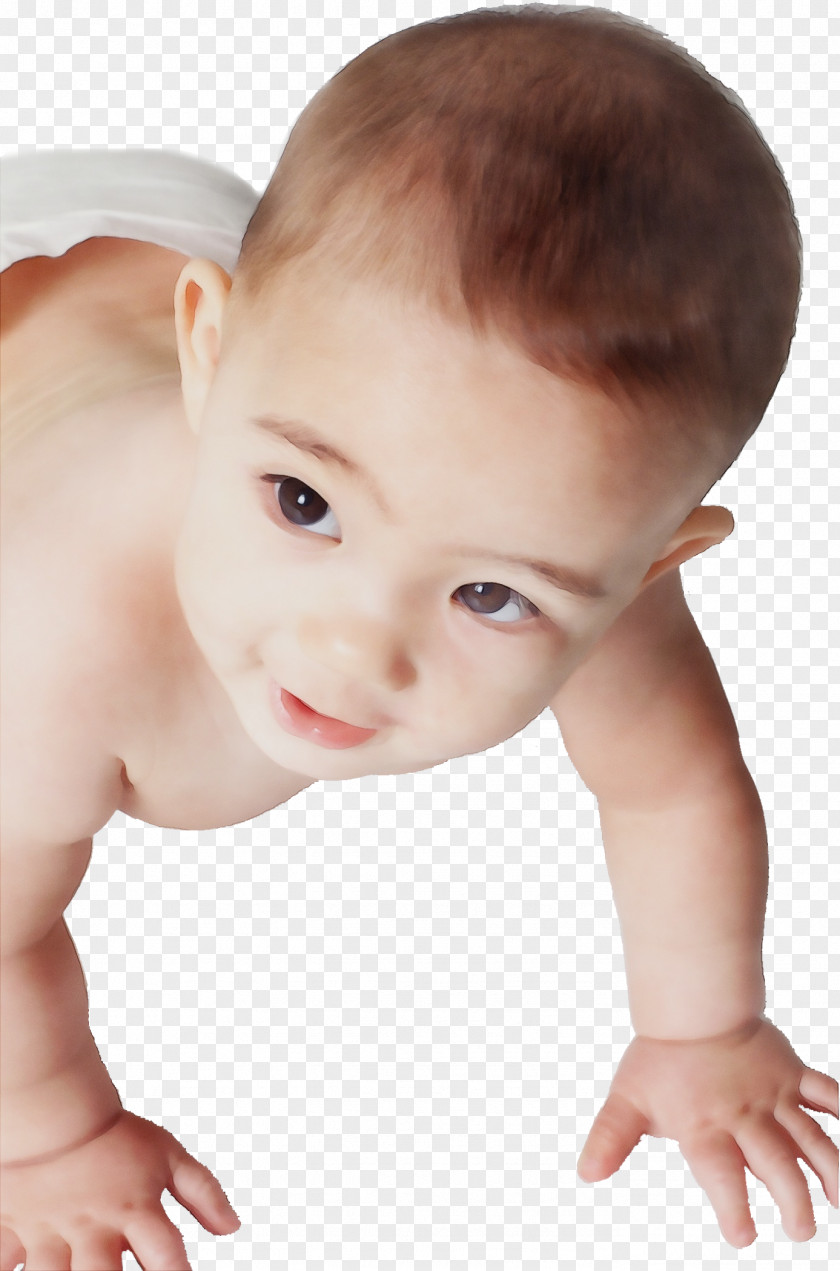 Tummy Time Chin Child Face Baby Skin Crawling PNG