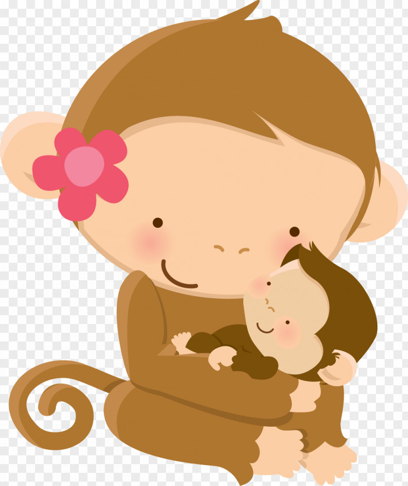 Child Infant Clip Art Mother Ape PNG