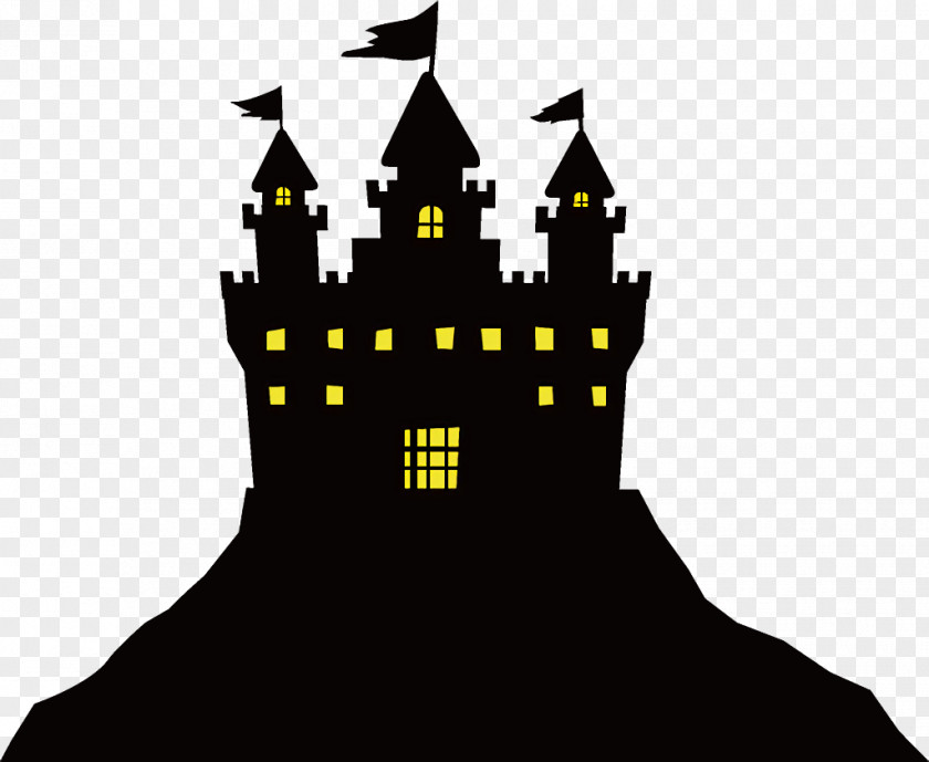 Tshirt Little Black Dress Haunted House Halloween PNG