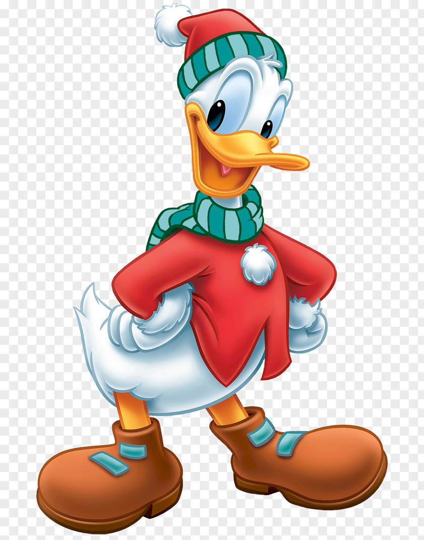 Winter Duck Donald Daisy Minnie Mouse Mickey Goofy PNG