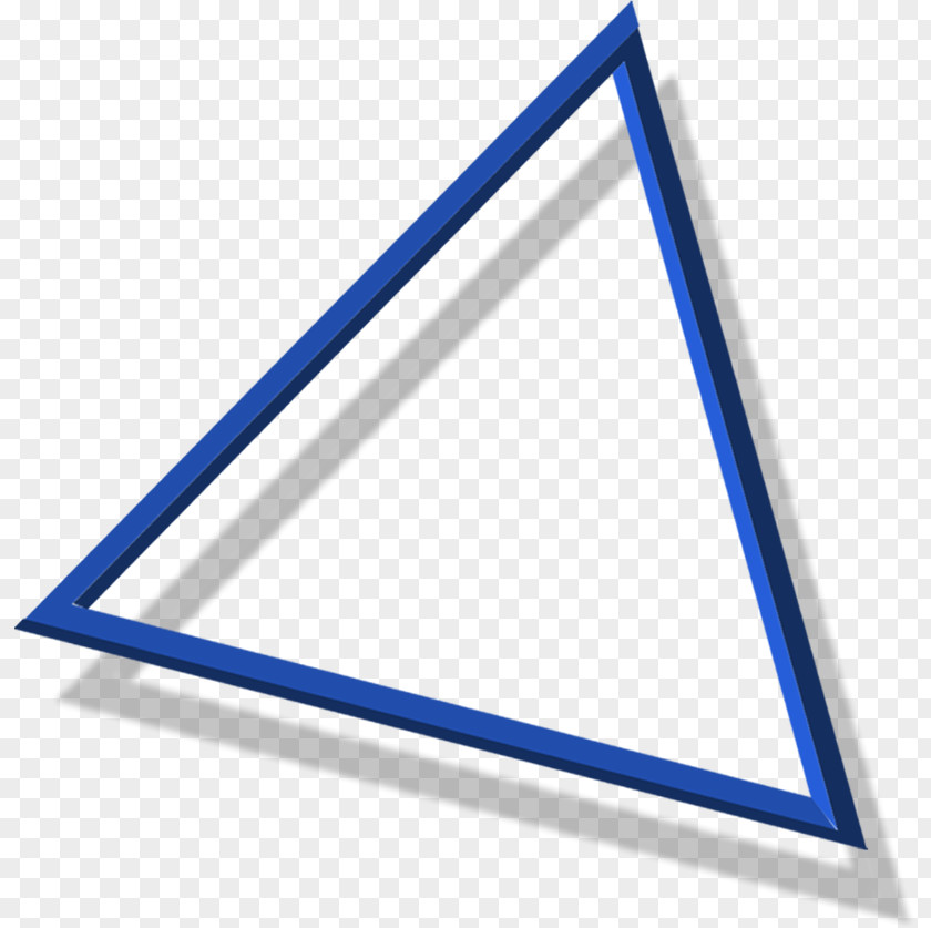 Blue Simple Triangle Border Texture Download Icon PNG