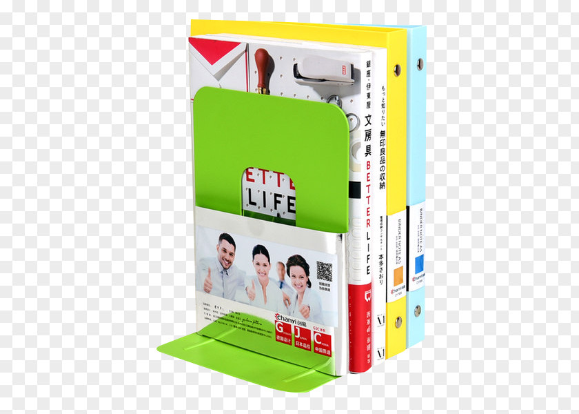 Desktop Book Shelves Bookend Bookcase Shelf Stationery PNG