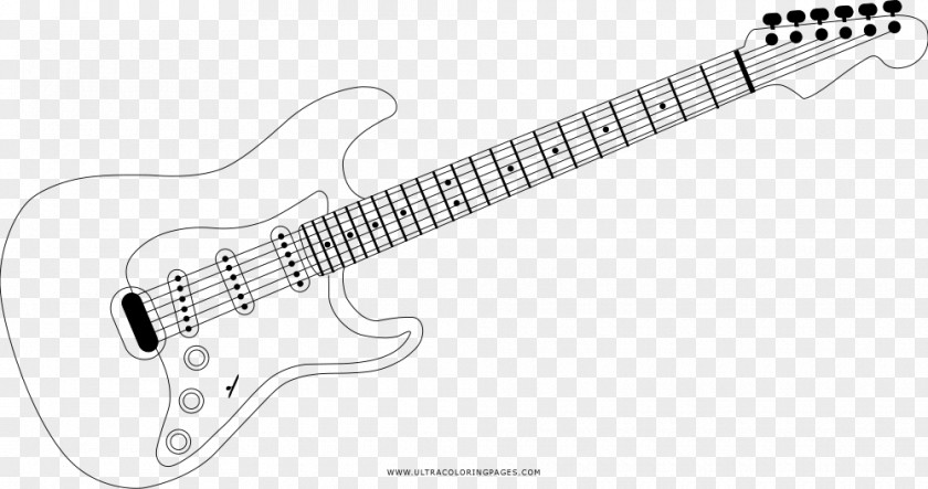 Electric Guitar Acoustic-electric Bass Drawing PNG