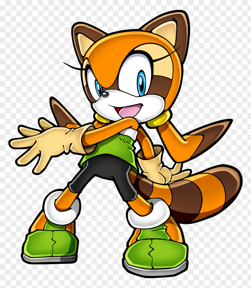 Marine Sonic Rush Adventure Chaos Raccoon Cream The Rabbit PNG